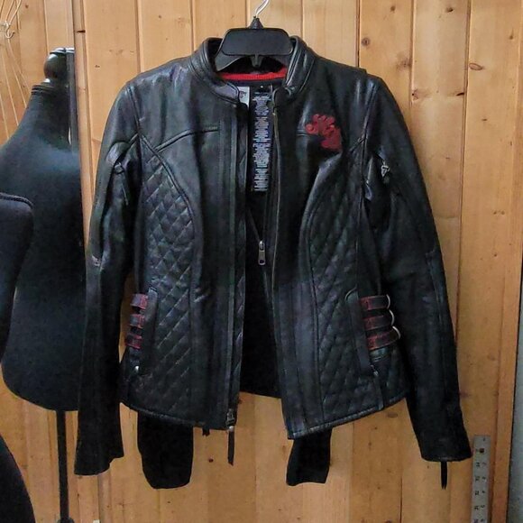 Harley-Davidson Jackets & Blazers - Black Harley Davidson Leather Jacket with Liner - Size S